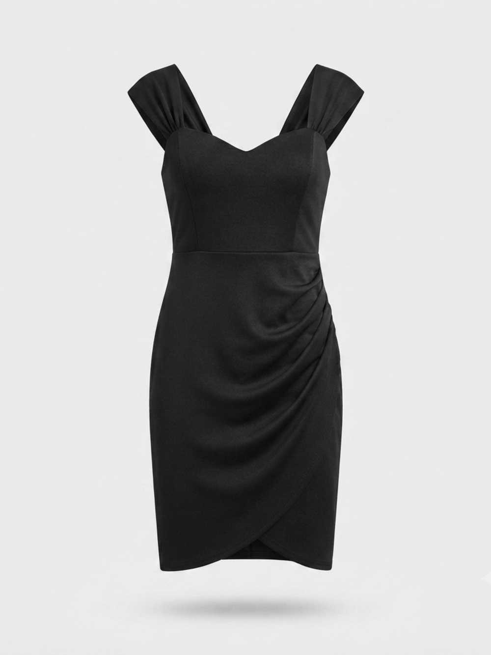 Haute Monde Sweetheart Ruched Tulip Bodycon Dress size L